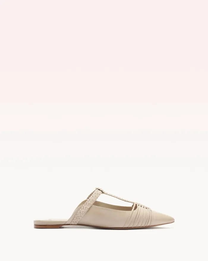 Nessa Woven Mule Chalk Women Alexandre Birman Flats