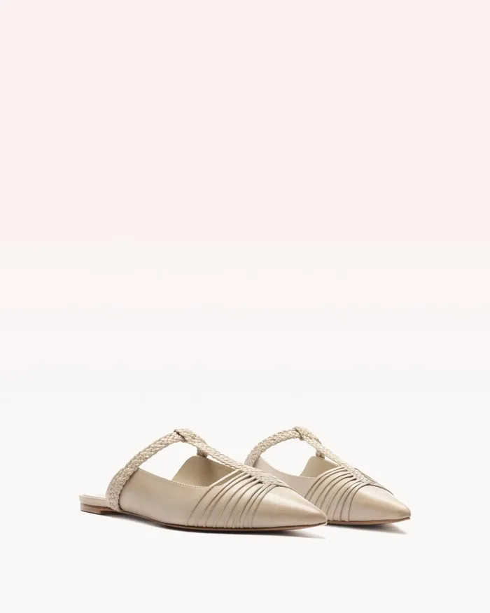 Nessa Woven Mule Chalk Women Alexandre Birman Flats
