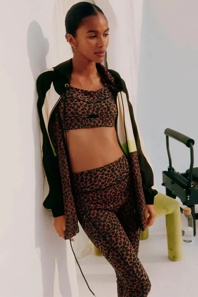 Never Fully Dressed Jackets and Coats Leopard Windbreaker Jacket 8211 Women