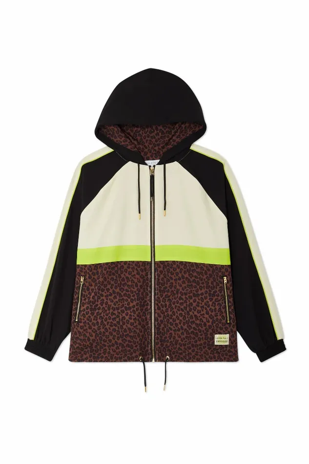 Never Fully Dressed Jackets and Coats Leopard Windbreaker Jacket 8211 Women