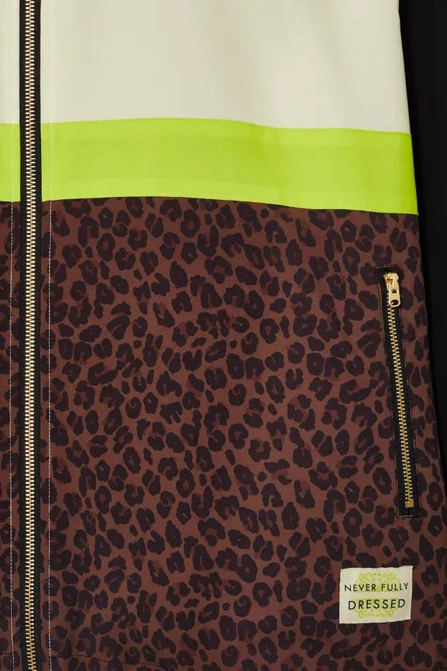 Never Fully Dressed Jackets and Coats Leopard Windbreaker Jacket 8211 Women