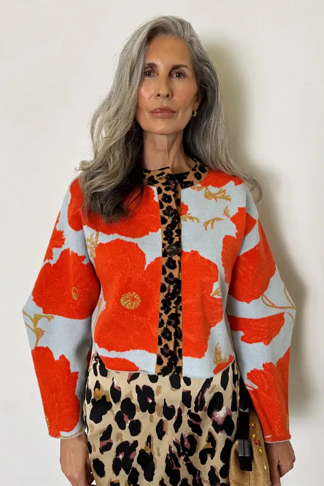 Never Fully Dressed Knitwear Blue Poppy Cardigan 8211 Women