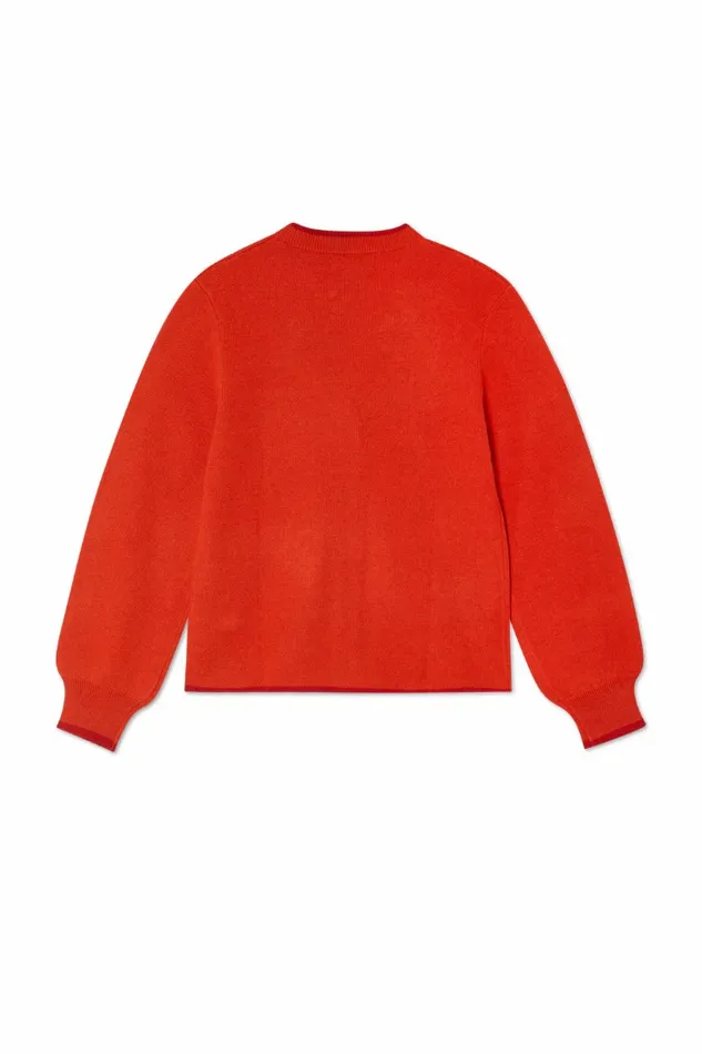 Never Fully Dressed Knitwear Red Heart Cardigan 8211 Women