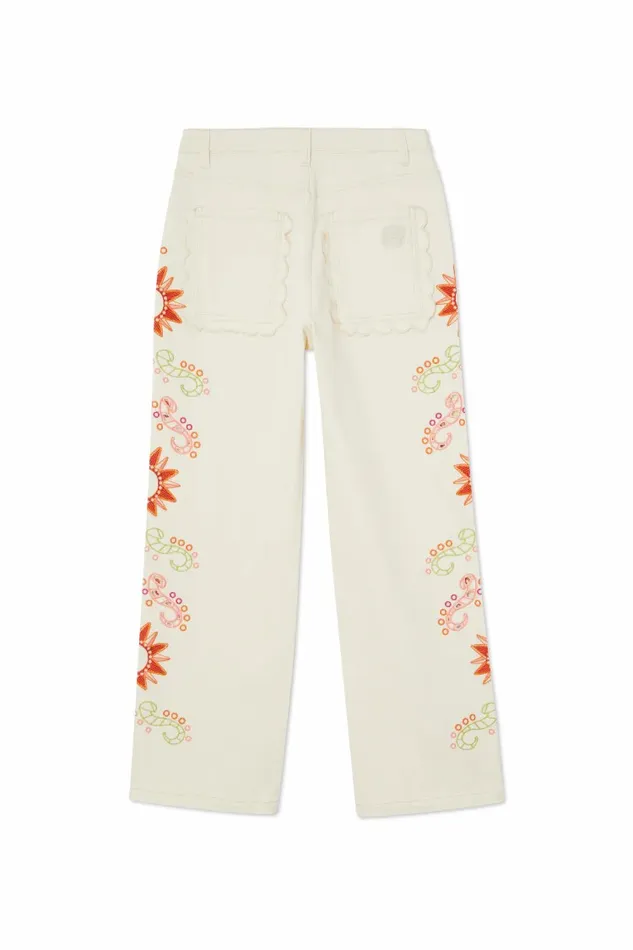 Never Fully Dressed Newness Ecru Enchanted Cut Work Scallop Jeans 8211 Women