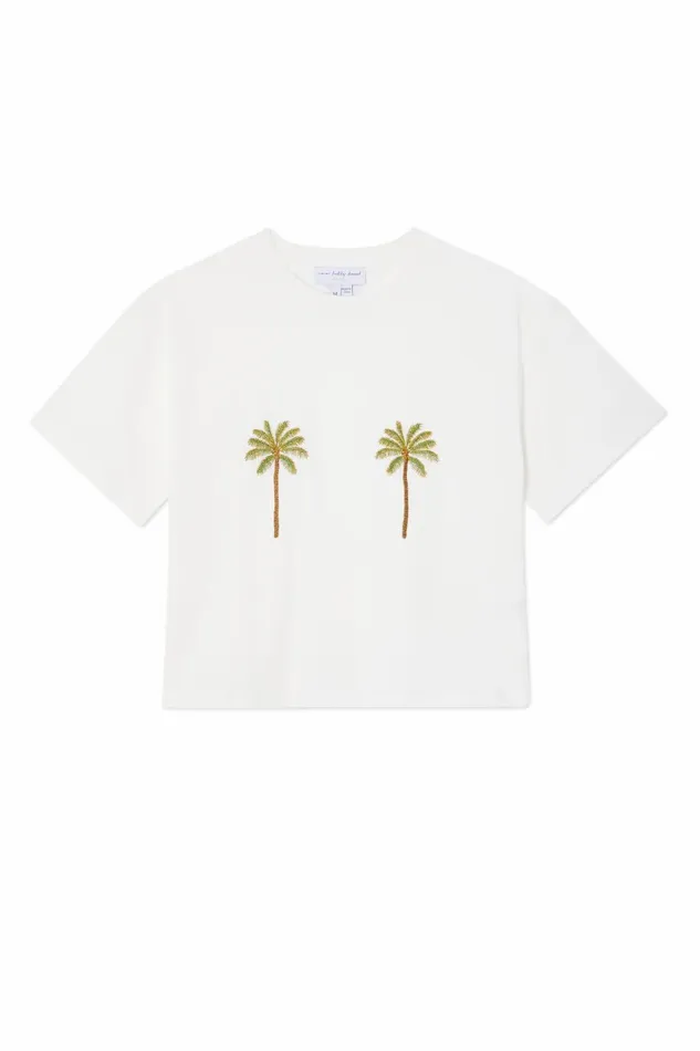 Never Fully Dressed Newness Embroidered Palm Boob T Shirt 8211 Women