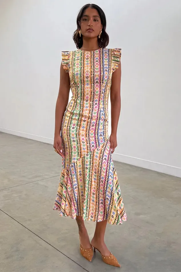 Never Fully Dressed Newness Fiesta Remi Midi Dress 8211 Women