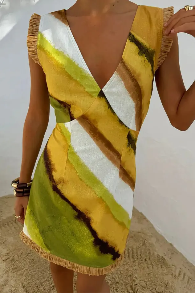 Never Fully Dressed Newness Green Ombre Deia Dress 8211 Women