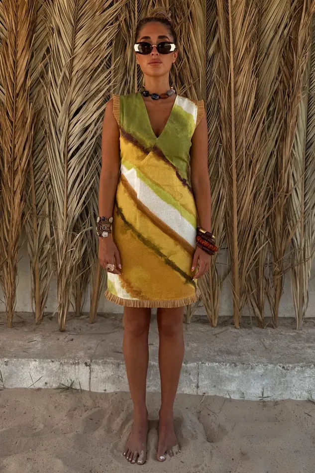 Never Fully Dressed Newness Green Ombre Deia Dress 8211 Women
