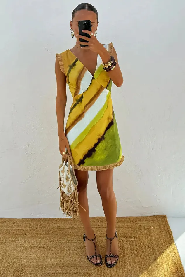 Never Fully Dressed Newness Green Ombre Deia Dress 8211 Women