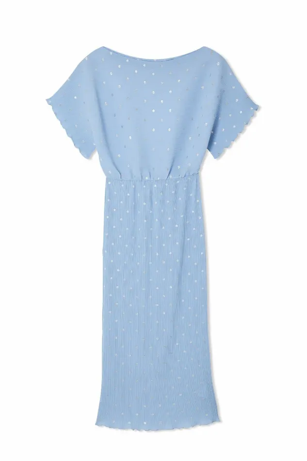 Never Fully Dressed Newness Ice Blue Plisse Tilly Dress 8211 Women