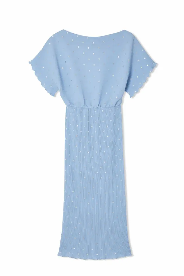 Never Fully Dressed Newness Ice Blue Plisse Tilly Dress 8211 Women