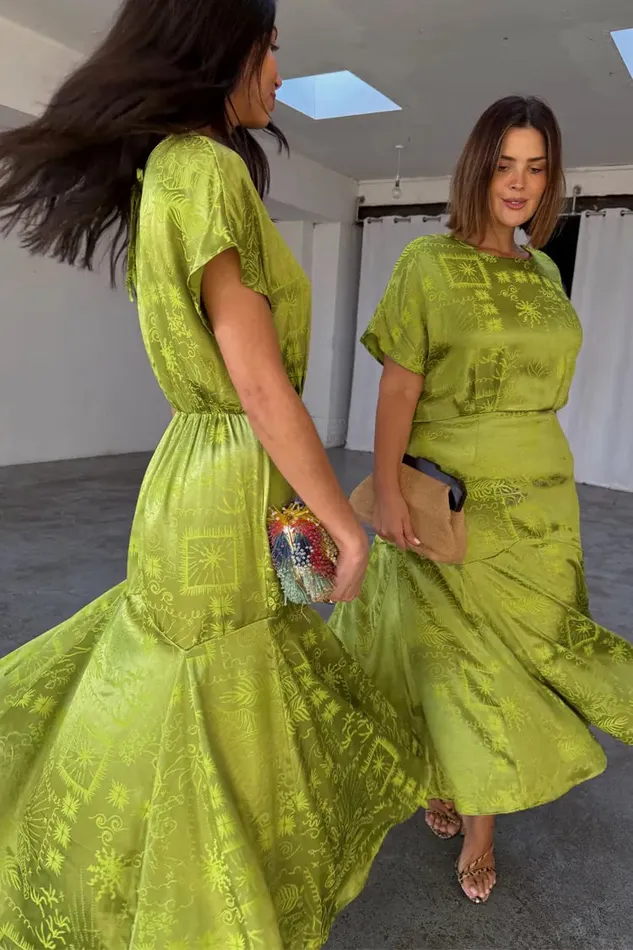 Never Fully Dressed Newness Lime Safari Erin Dress 8211 Women