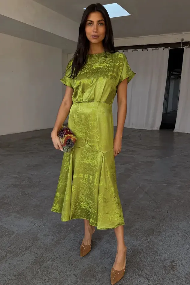 Never Fully Dressed Newness Lime Safari Erin Dress 8211 Women