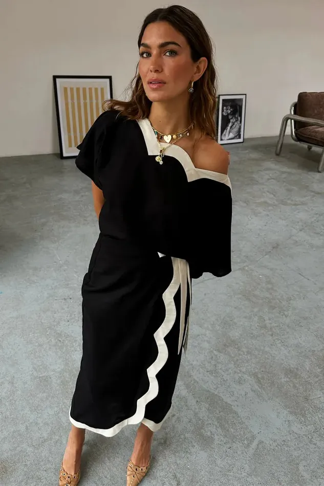 Never Fully Dressed Newness Mono Scallop Jaspre Skirt 8211 Women