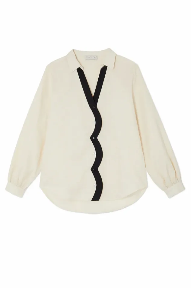 Never Fully Dressed Newness Mono Scallop Miley Shirt 8211 Women