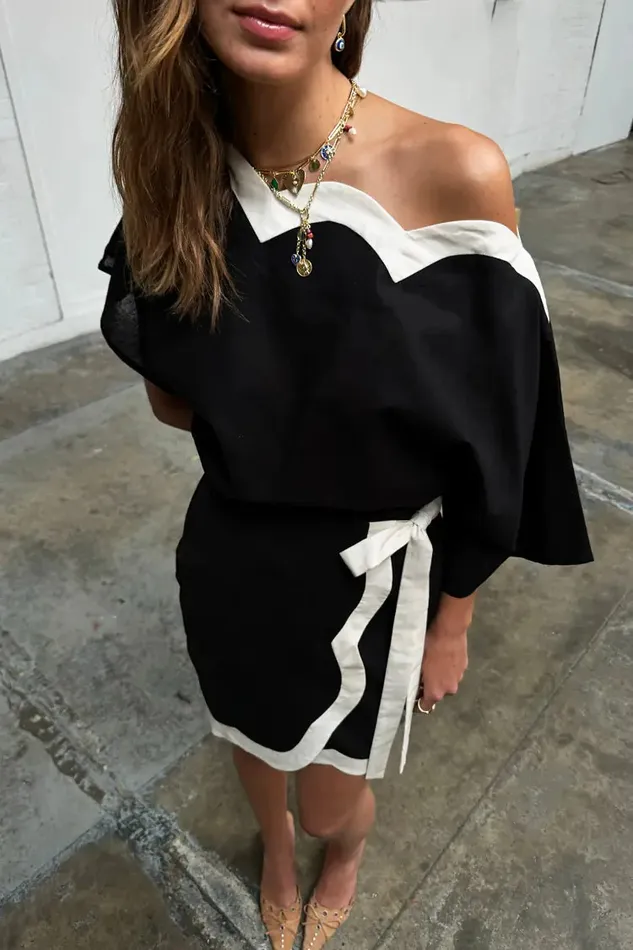Never Fully Dressed Newness Mono Scallop Tilly Top 8211 Women