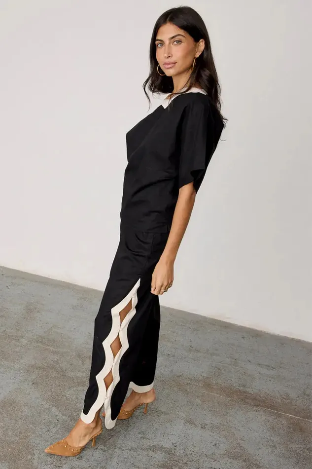 Never Fully Dressed Newness Mono Scallop Trousers 8211 Women
