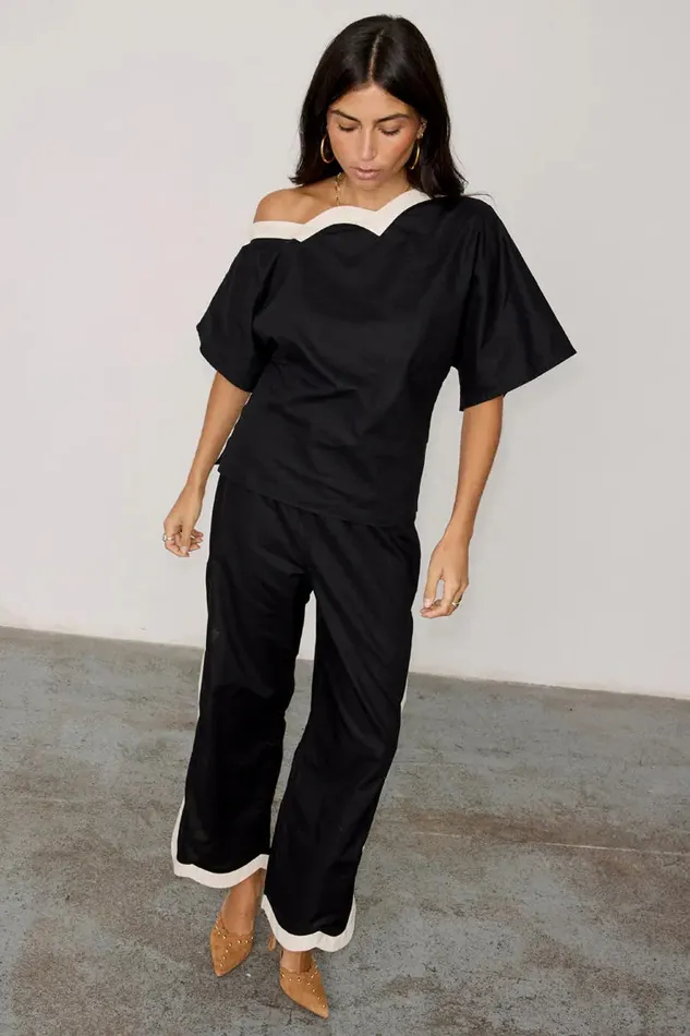Never Fully Dressed Newness Mono Scallop Trousers 8211 Women
