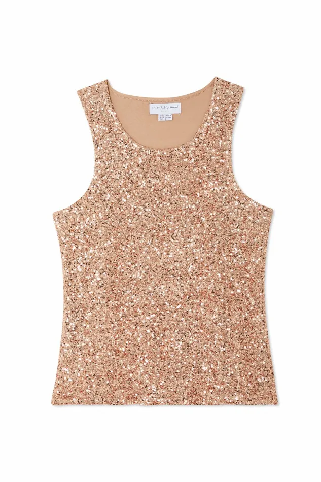 Never Fully Dressed Nfd Classics Gold Sequin Tank Top 8211 Women