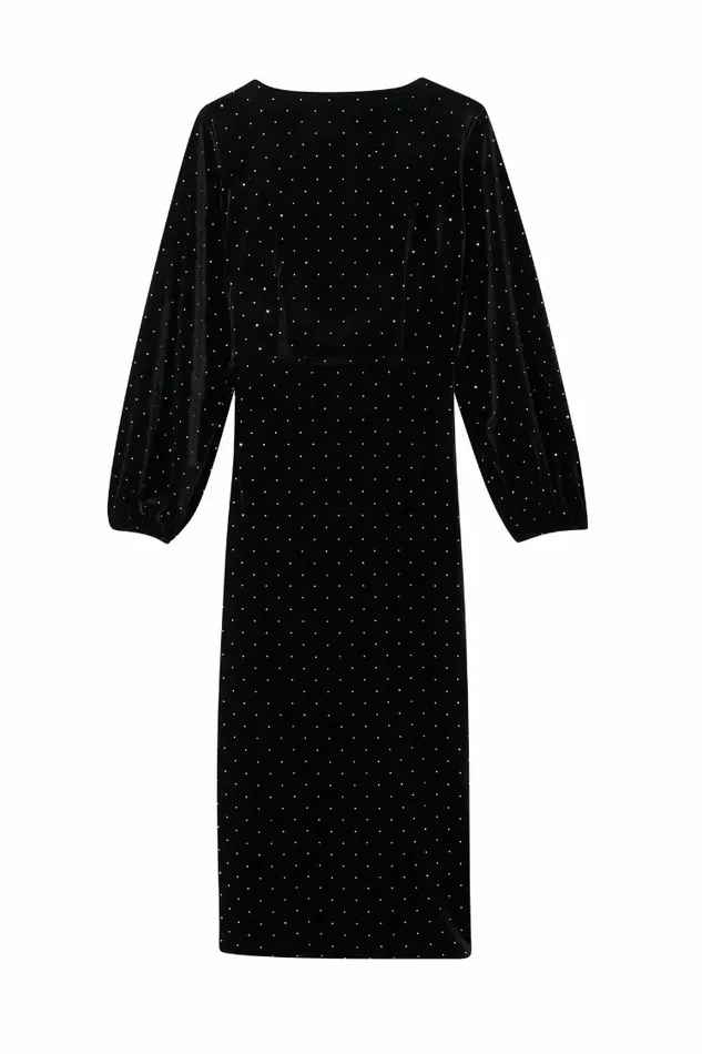 Never Fully Dressed Petite Black Velvet Midi Vienna Dress Petite 8211 Women