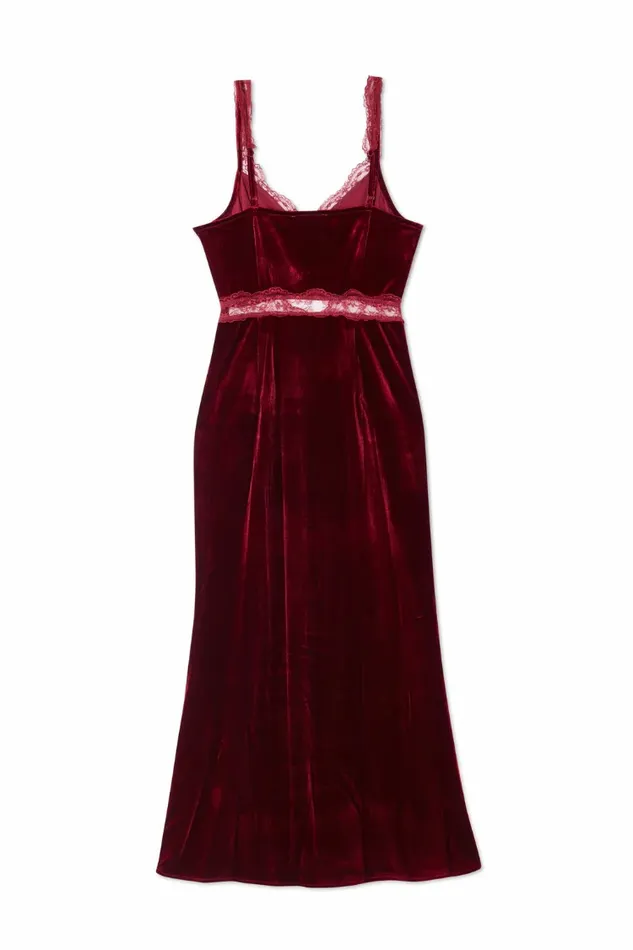 Never Fully Dressed Petite Burgundy Velvet Mimi Dress Petite 8211 Women