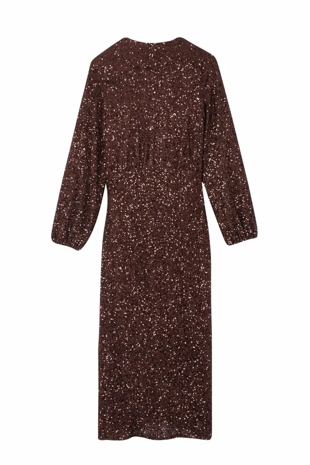 Never Fully Dressed Petite Chocolate Sequin Vienna Dress Petite 8211 Women