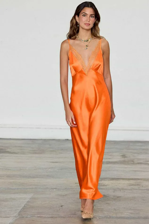 Never Fully Dressed Petite Orange Lily Dress Petite 8211 Women