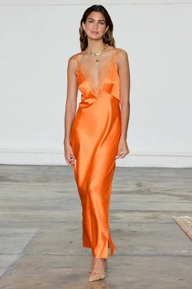 Never Fully Dressed Petite Orange Lily Dress Petite 8211 Women