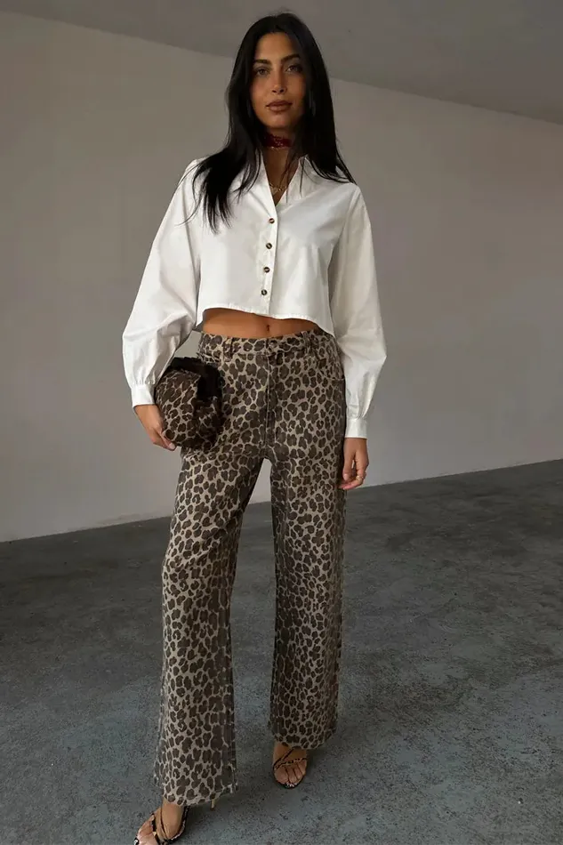 Never Fully Dressed Shirts White Cropped Cotton Miley Shirt 8211 Women