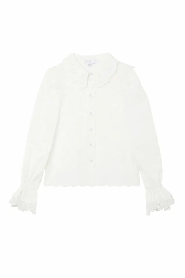 Never Fully Dressed Shirts White Sicily Shirt 8211 Women