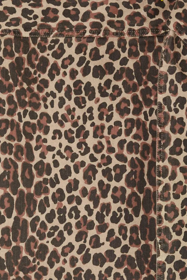 Never Fully Dressed Skirts Leopard Lucia Mini Denim Jaspre Skirt 8211 Women