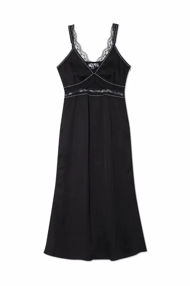 Never Fully Dressed Summer Somewhere Black Mimi Dress With Stud Trim 8211 Women