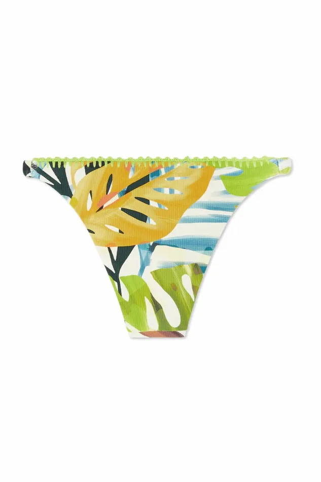 Never Fully Dressed Swim Palm Leaf Bikini Bottom 8211 Women