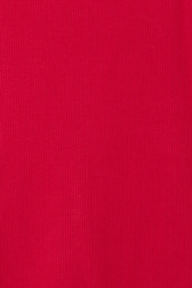 Never Fully Dressed Tops and TShirts Deep Red Rib Tank Top 8211 Women