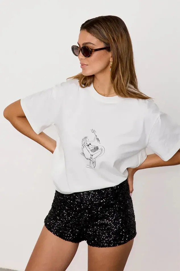 Never Fully Dressed Tops and TShirts Mermaid Cocktail TShirt 8211 Women