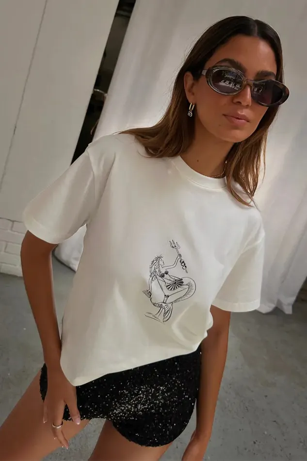 Never Fully Dressed Tops and TShirts Mermaid Cocktail TShirt 8211 Women