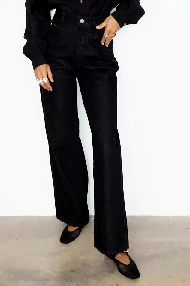 Never Fully Dressed Trousers and Shorts Black Scallop Detail Jeans 8211 Women
