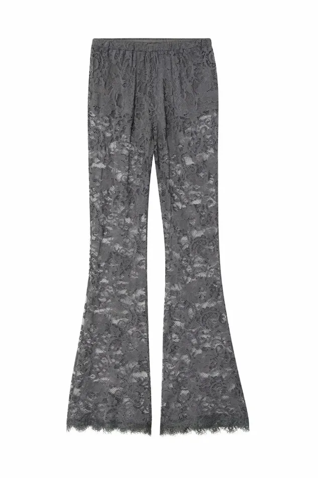 Never Fully Dressed Trousers and Shorts Charcoal Lace Diva Trousers 8211 Women