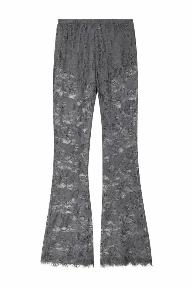 Never Fully Dressed Trousers and Shorts Charcoal Lace Diva Trousers 8211 Women