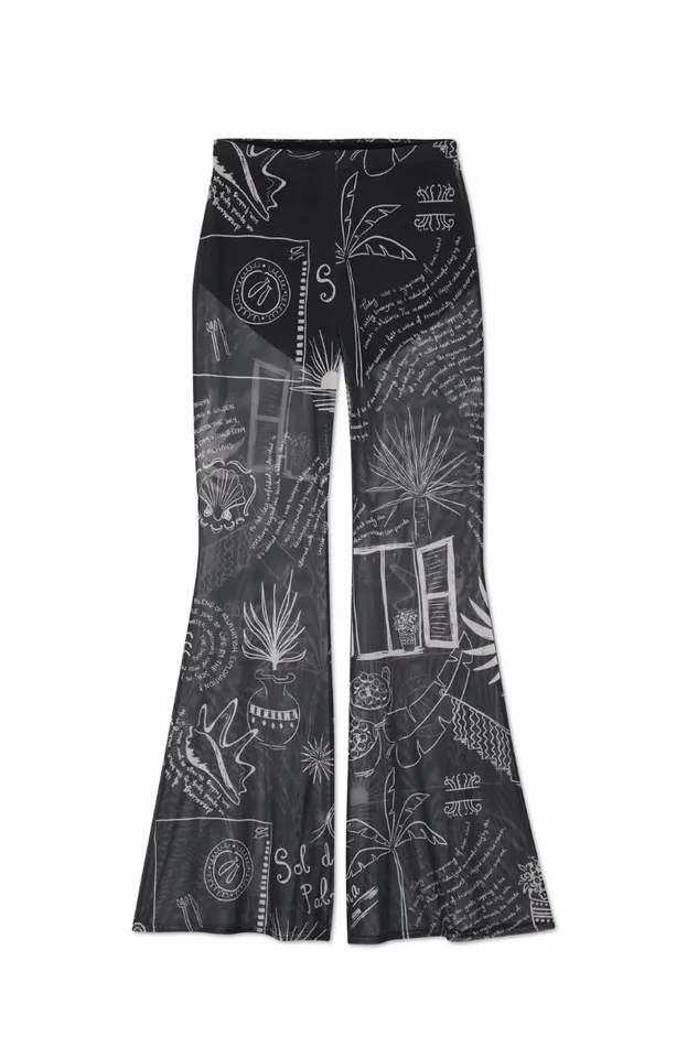 Never Fully Dressed Trousers and Shorts Mono Palma Mesh Trousers 8211 Women