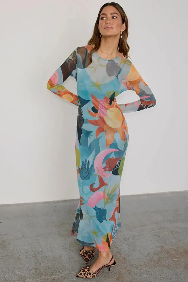 Never Fully Dressed Wedding Guest Balearic Mesh Dress 8211 Women
