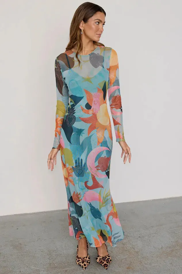 Never Fully Dressed Wedding Guest Balearic Mesh Dress 8211 Women