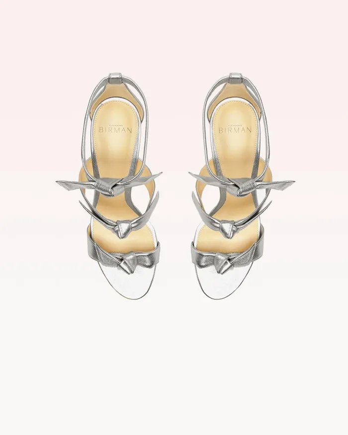 New Lolita 60 Metallic Silver Women Alexandre Birman Sandals