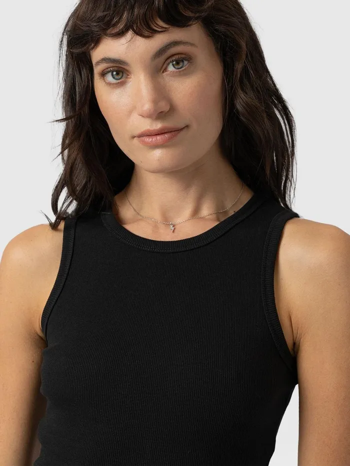 Nova Racer Vest 8211 Black Black Women Saint And Sofia TShirts and Tanks