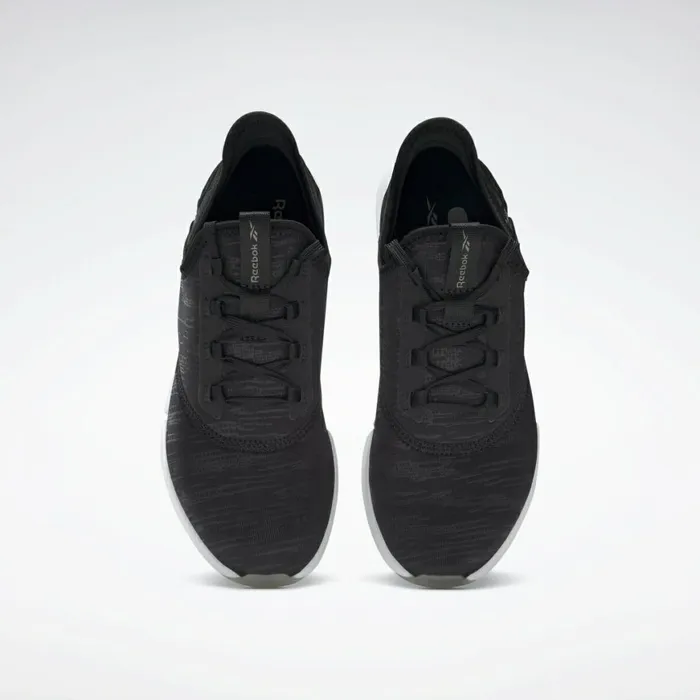 Nursing Shoes Womens Reebok DailyFit DMX Shoes Black White Black
