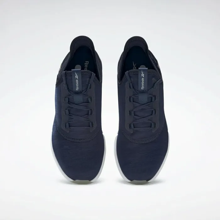 Nursing Shoes Womens Reebok DailyFit DMX Shoes Vector Navy White Silver Met