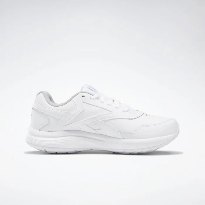 Nursing Shoes Womens Reebok Walk Ultra 7 DMX MAX Wide Shoes White Cold Grey 2 Collegiate Royal