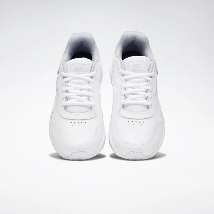 Nursing Shoes Womens Reebok Walk Ultra 7 DMX MAX Wide Shoes White Cold Grey 2 Collegiate Royal
