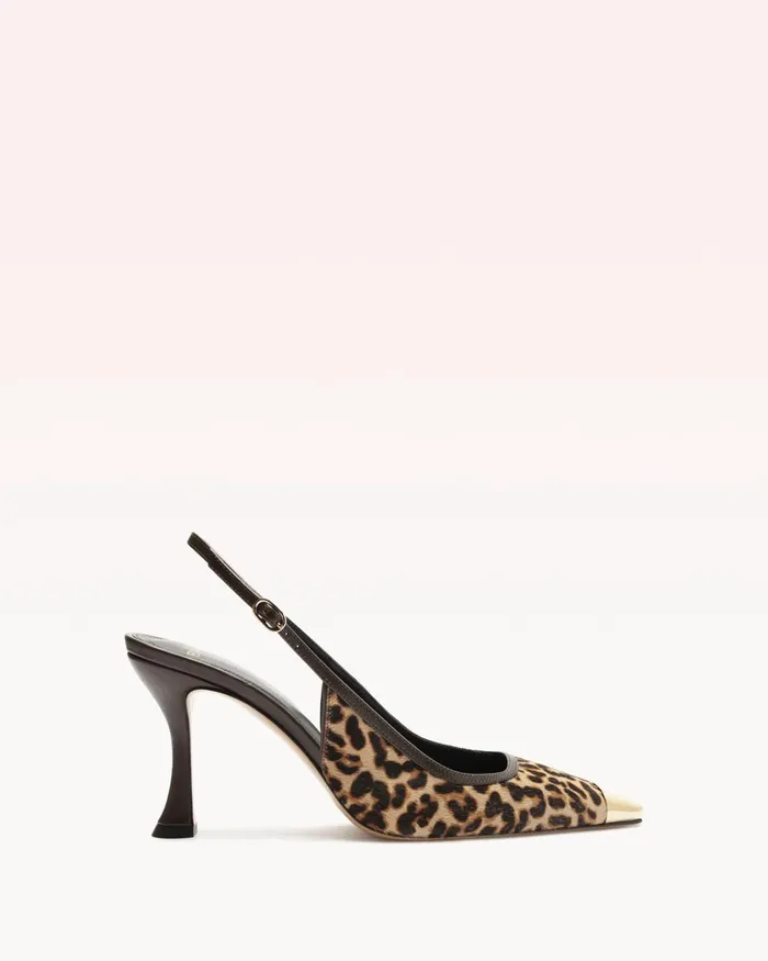 Olivia 85 Leopard Alexandre Birman Slingback Pumps Gold Women Alexandre Birman Pumps Olivia 85 Leopard Alexandre Birman Slingback Pumps Gold Women Alexandre Birman Pumps