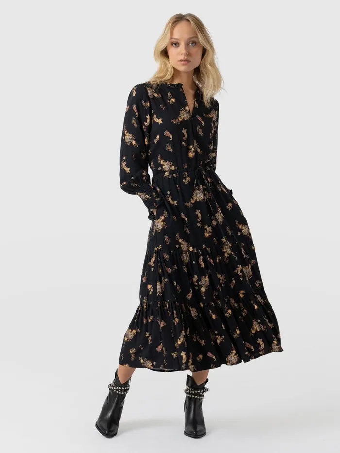 Olivia Zip Up Dress 8211 Highland Paisley Highland Paisley Women Saint And Sofia Dresses Olivia Zip Up Dress 8211 Highland Paisley Highland Paisley Women Saint And Sofia Dresses